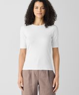 sparkpick features eileen fisher cotton tee in sustainable fashion