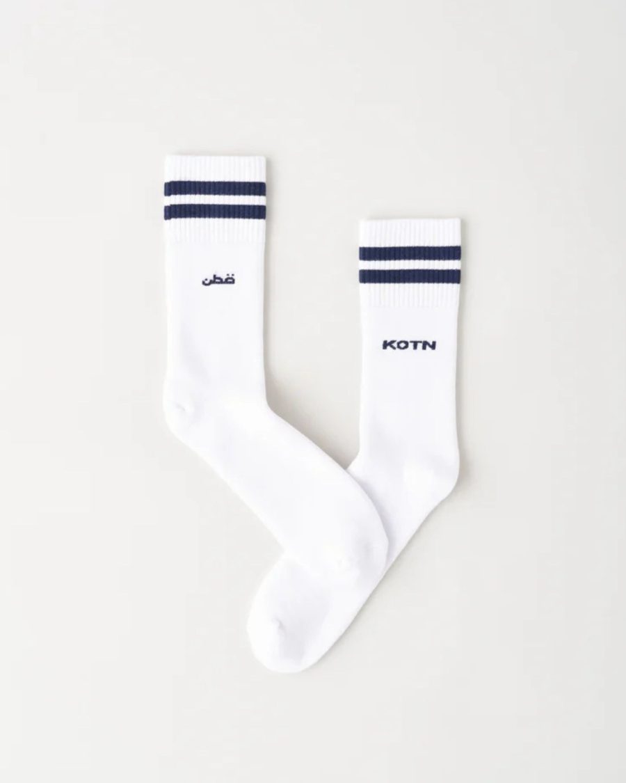 sparkpick features kotn plaited rib socks in sustainable fashion