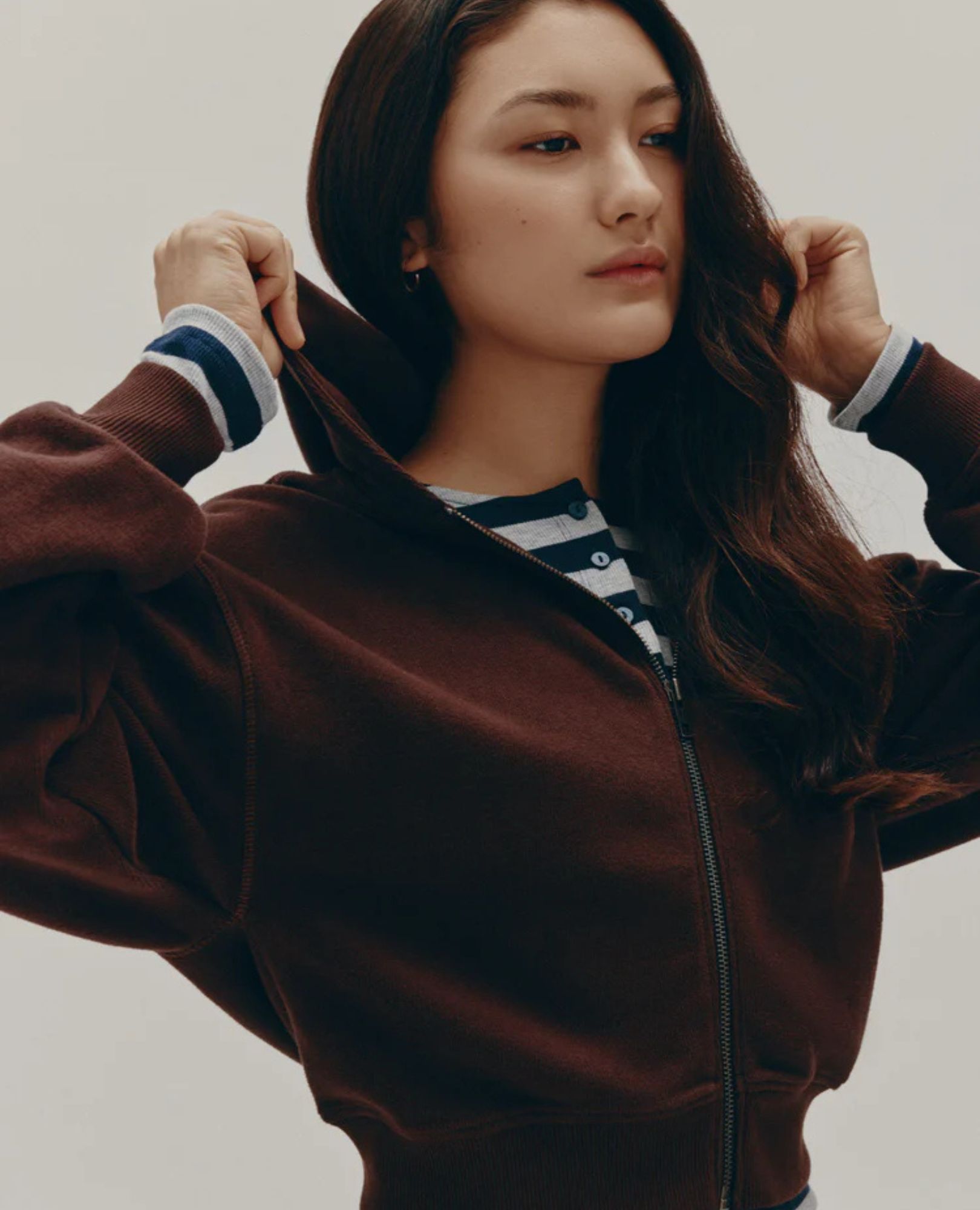 sparkpick features kotn womens zip hoodie in sustainable fashion