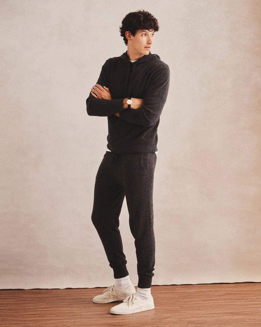 sparkpick features naadam cashmere jogger in sustainable fashion
