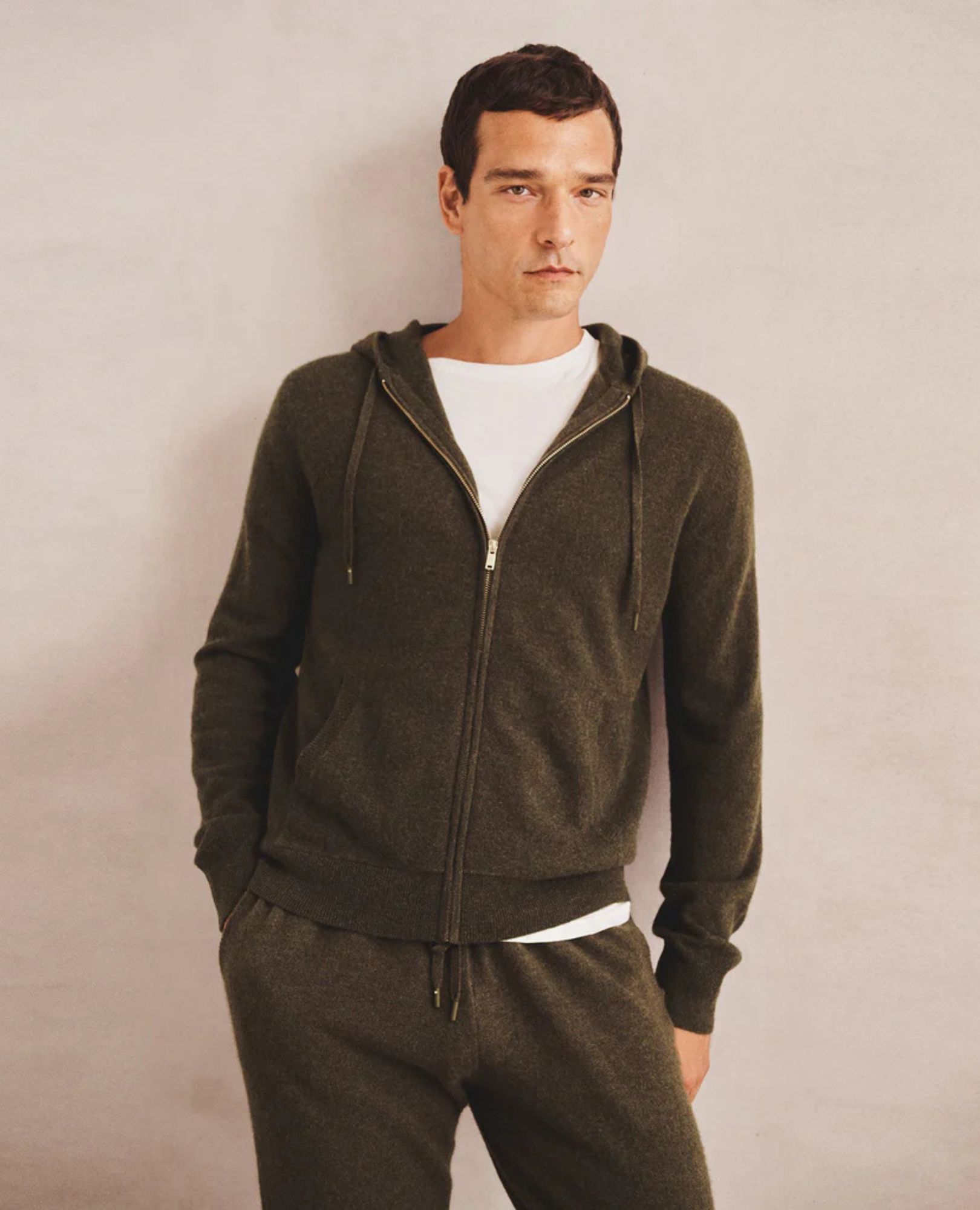 sparkpick features naadam cashmere zip hoodie in sustainable fashion
