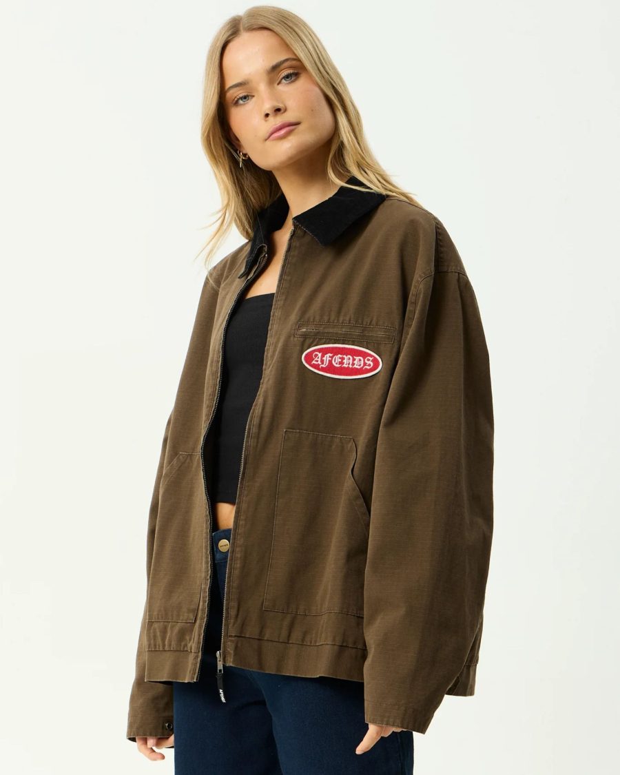 sparkpick features afends workwear jacket in sustainable fashion