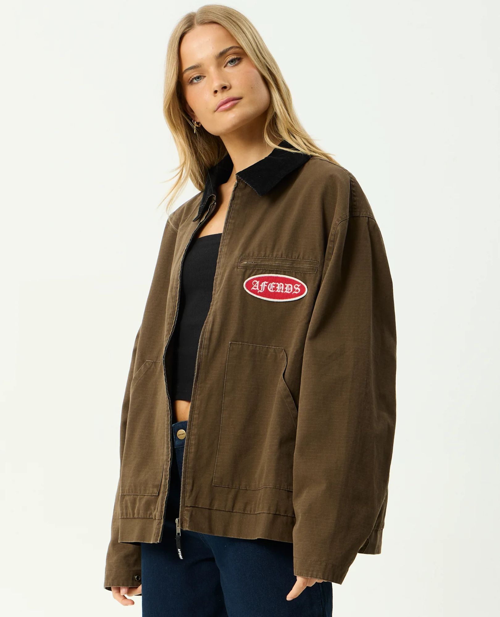 sparkpick features afends workwear jacket in sustainable fashion