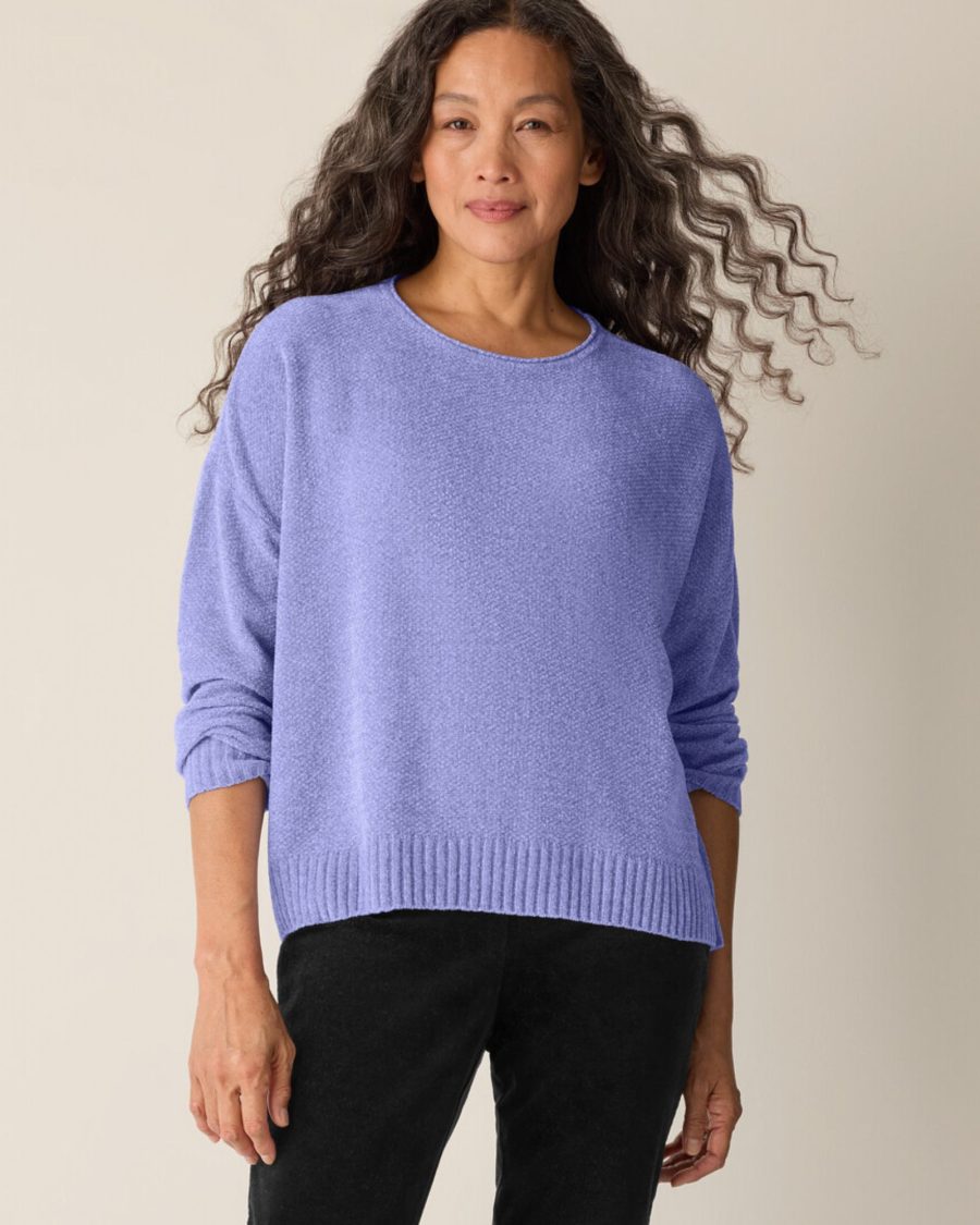 sparkpick features eileen fisher blend сrew neck in sustainable fashion