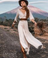 sparkpick features etsy chintamanialchemi boho organic cotton dress  in sustainable fashion