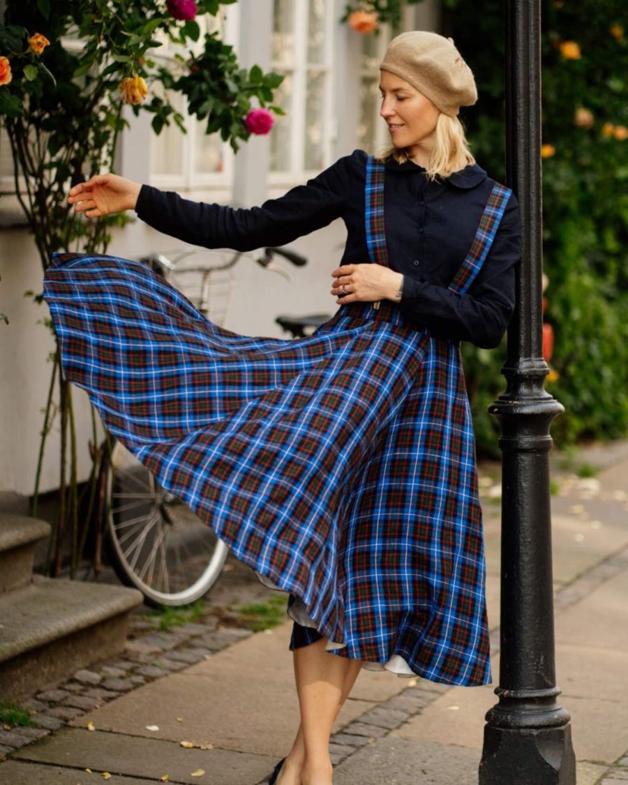 sparkpick features etsy sondeflorshop plaid skirt in sustainable fashion