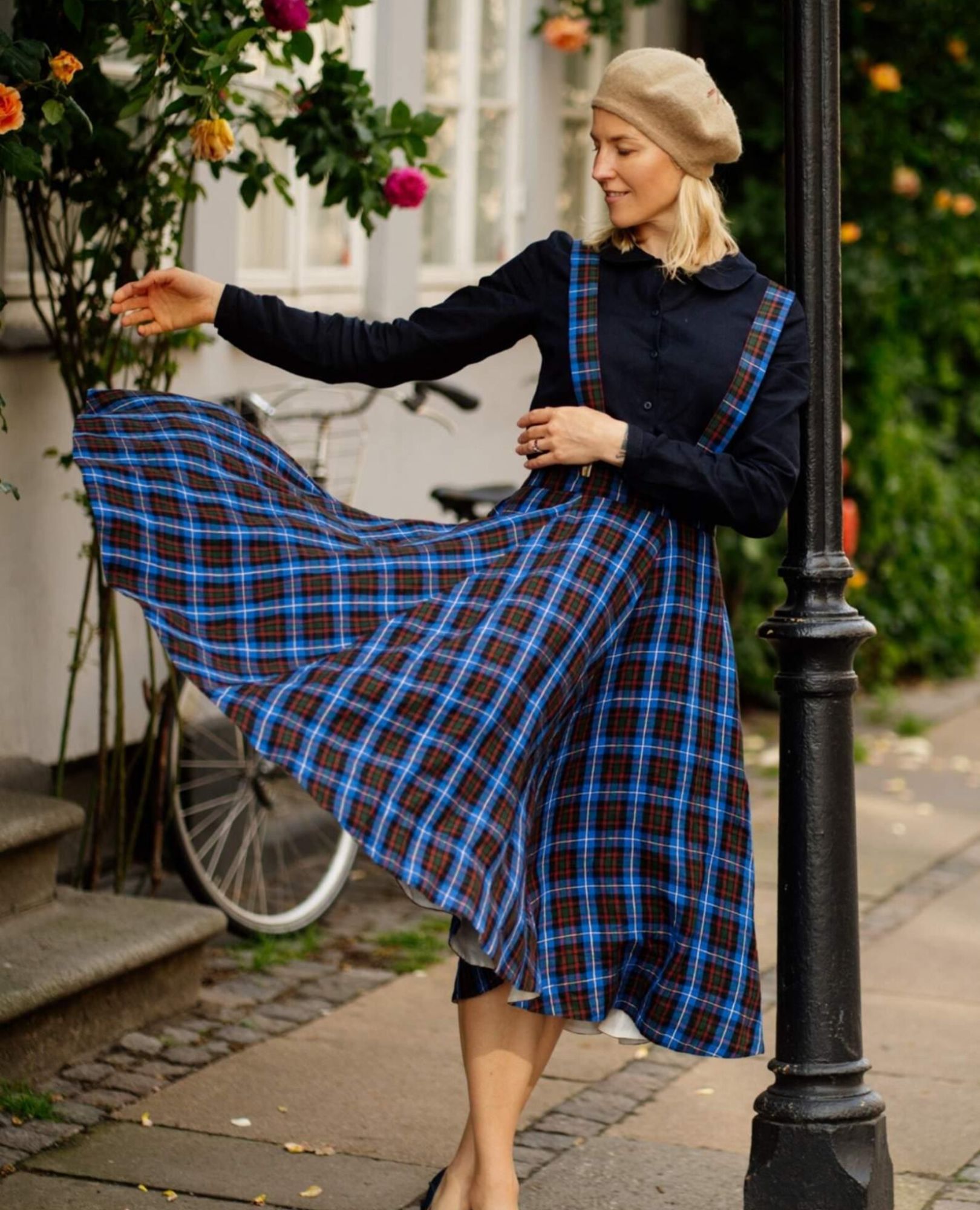 sparkpick features etsy sondeflorshop plaid skirt in sustainable fashion
