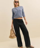sparkpick features reformation linen pant in sustainable fashion