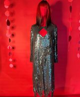sparkpick features maharani poshmark sequin silk dress in sustainable fashion