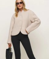 sparkpick features reformation owen jacket in sustainable fashion