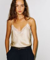 sparkpick features reformation silk top in sustainable fashion