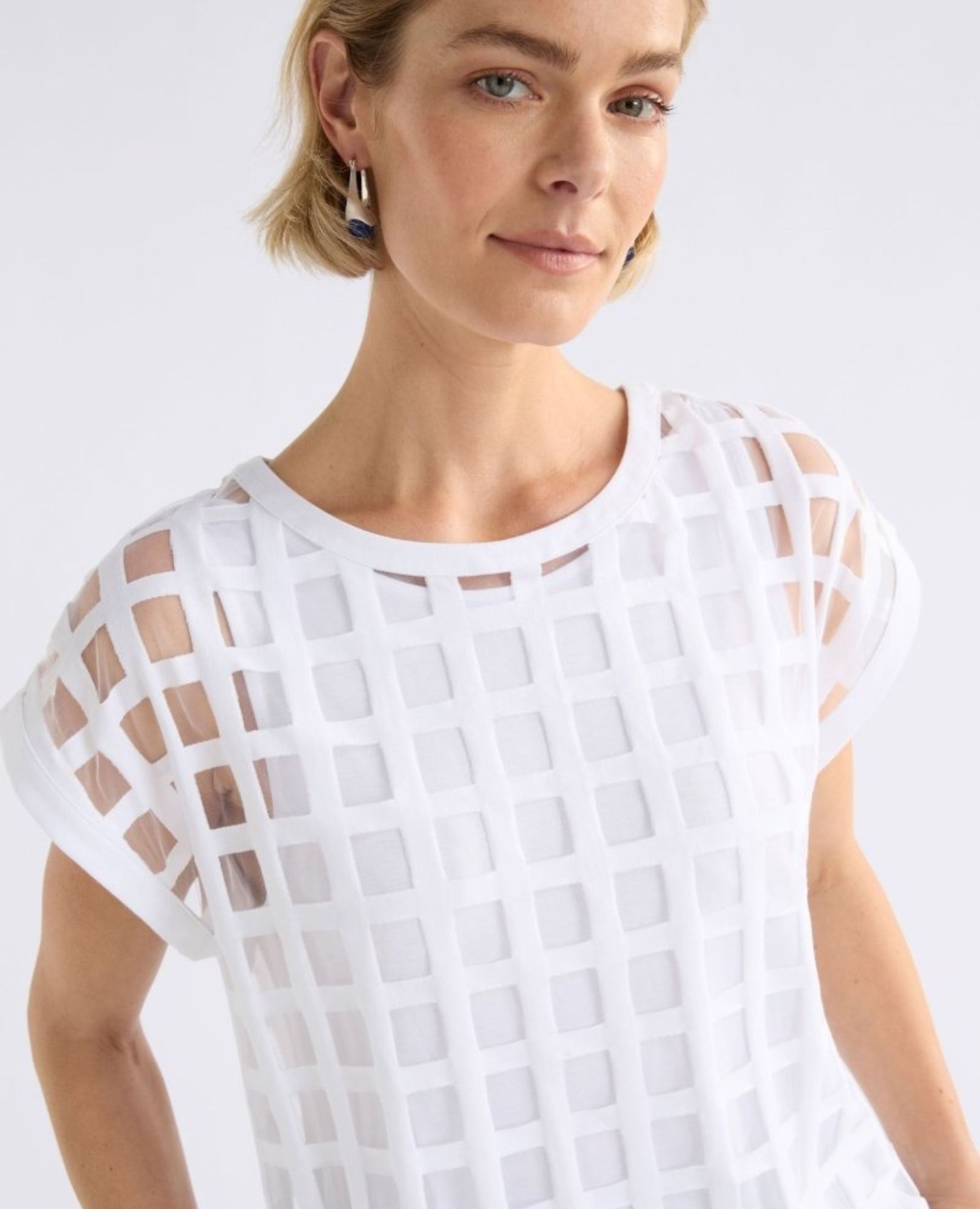 sparkpick features elk grid burnout top in sustainable fashion
