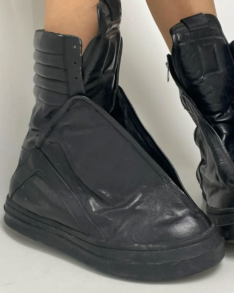 sparkpick features etsy baxarshop futuristic wedge boots in sustainable fashion