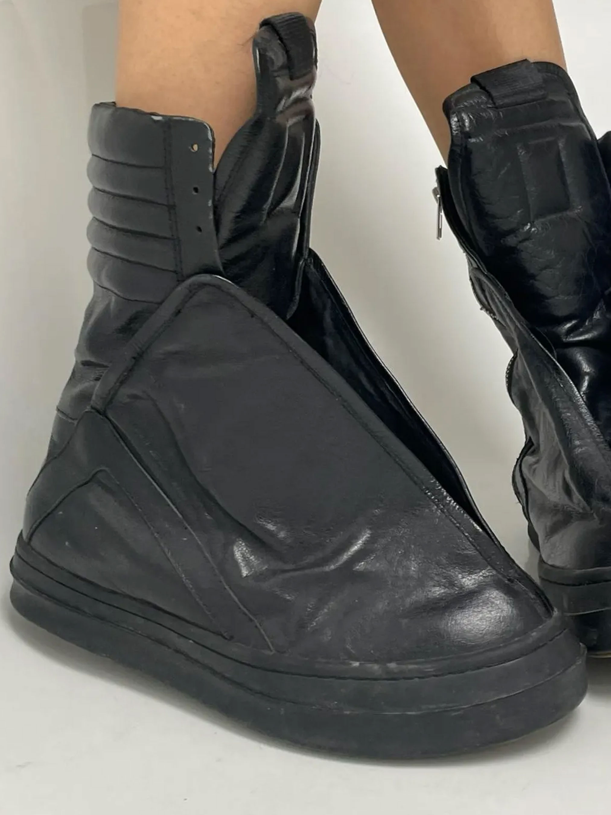 sparkpick features etsy baxarshop futuristic wedge boots in sustainable fashion
