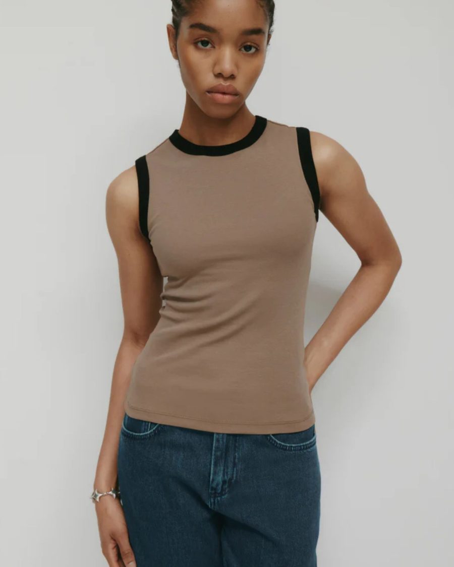 sparkpick features kotn muscle tank in sustainable fashion