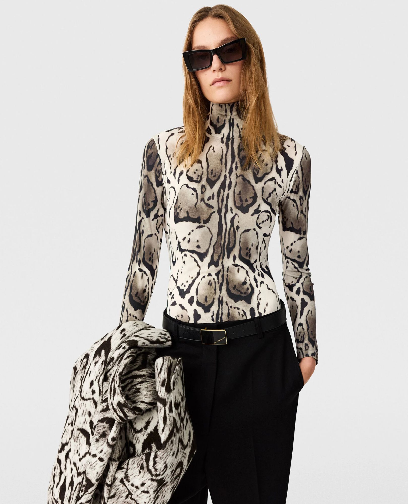 sparkpick features stella mccartney high-neck bodysuit in sustainable fashion