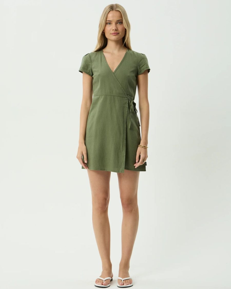 sparkpick features afends mini wrap dress in sustainable fashion