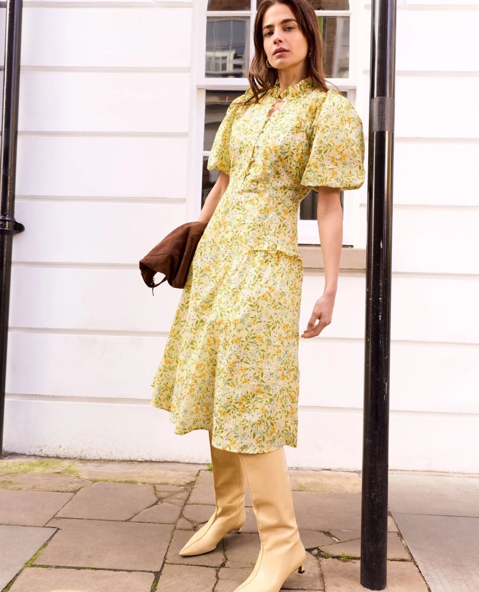 Sparkpick features baukjen printed midi dress in sustainable fashion