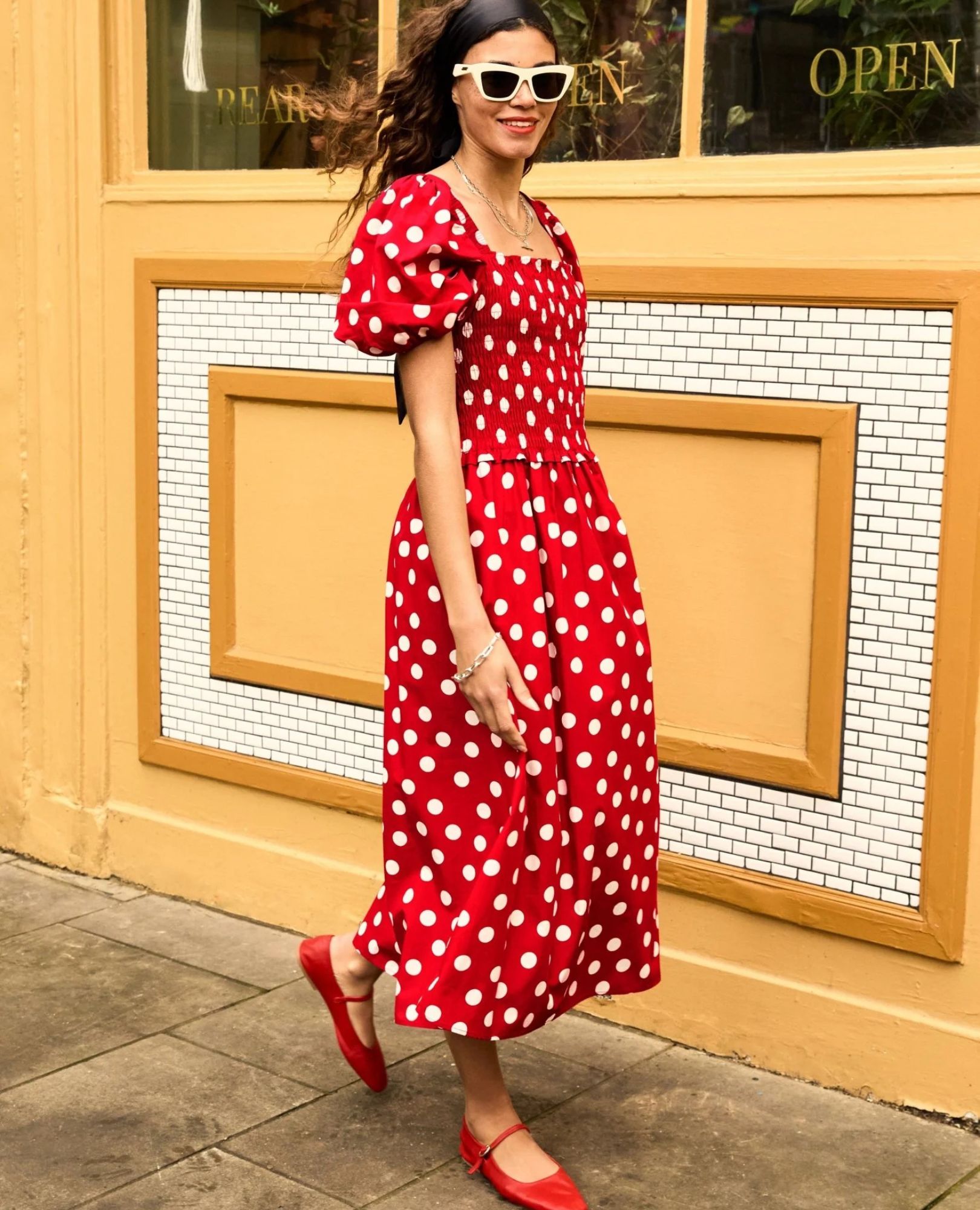 Sparkpick features baukjen smock midi dress in sustainable fashion