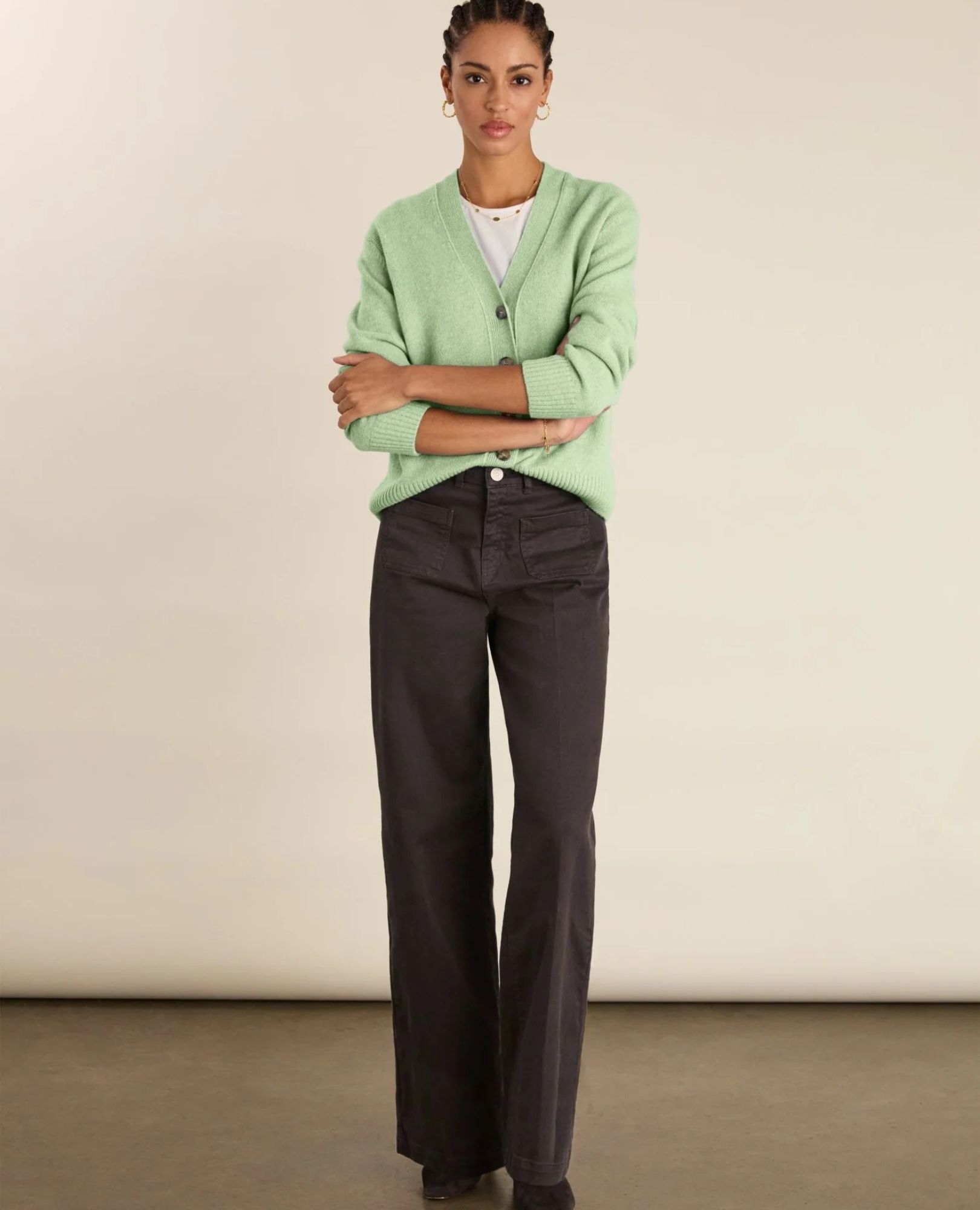 Sparkpick features baukjen v-neck cardigan in sustainable fashion