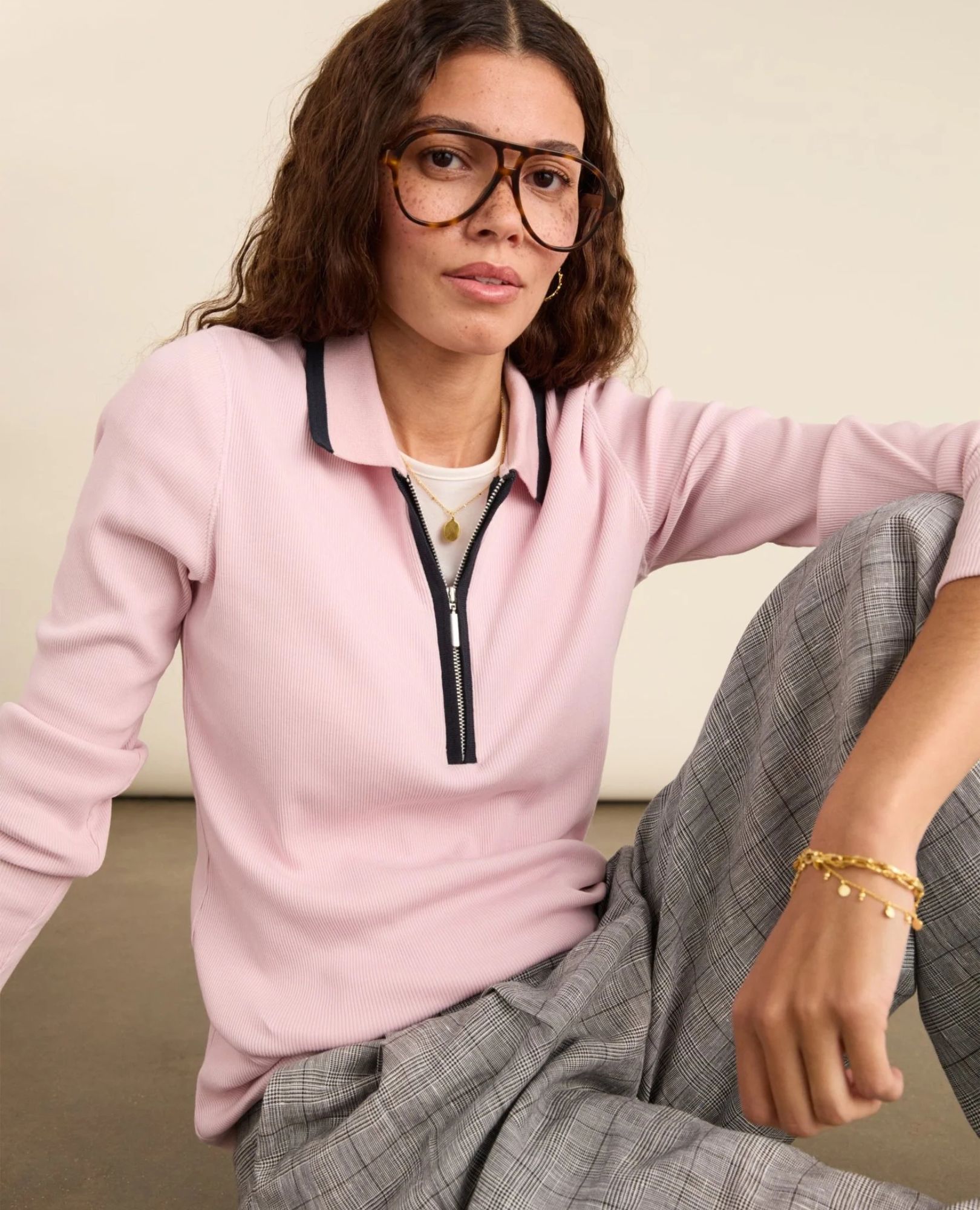Sparkpick features baukjen zip collar tops in sustainable fashion