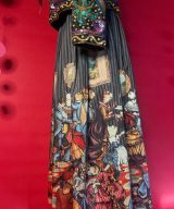 Sparkpick features elf sack printed skirt in sustainable fashion