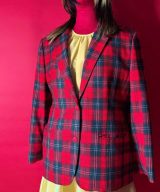 Sparkpick features pendleton plaid vintage blazer in sustainable fashion