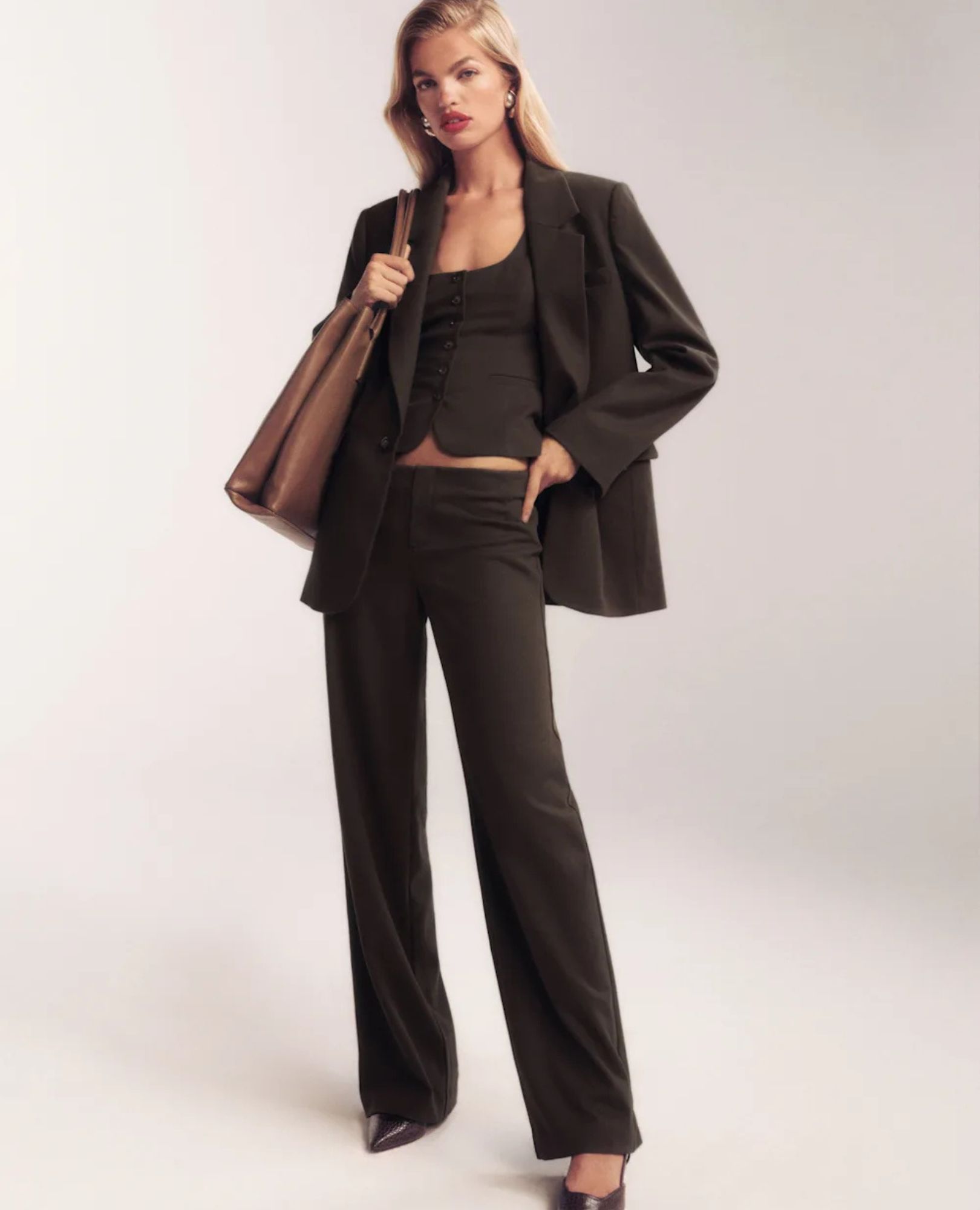 Sparkpick features reformation low rise pant in sustainable fashion