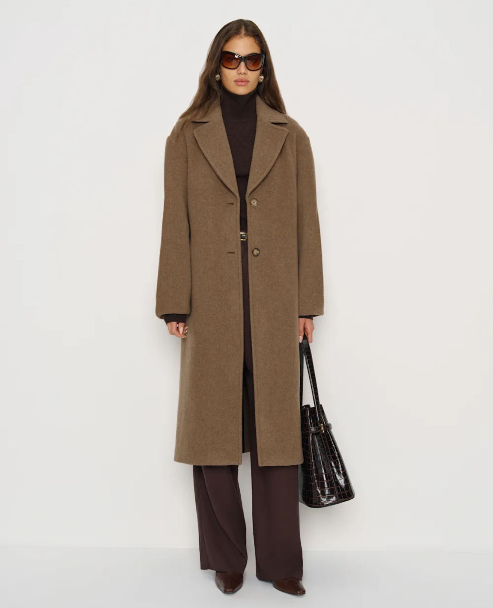 Sparkpick features reformation wyatt coat in sustainable fashion
