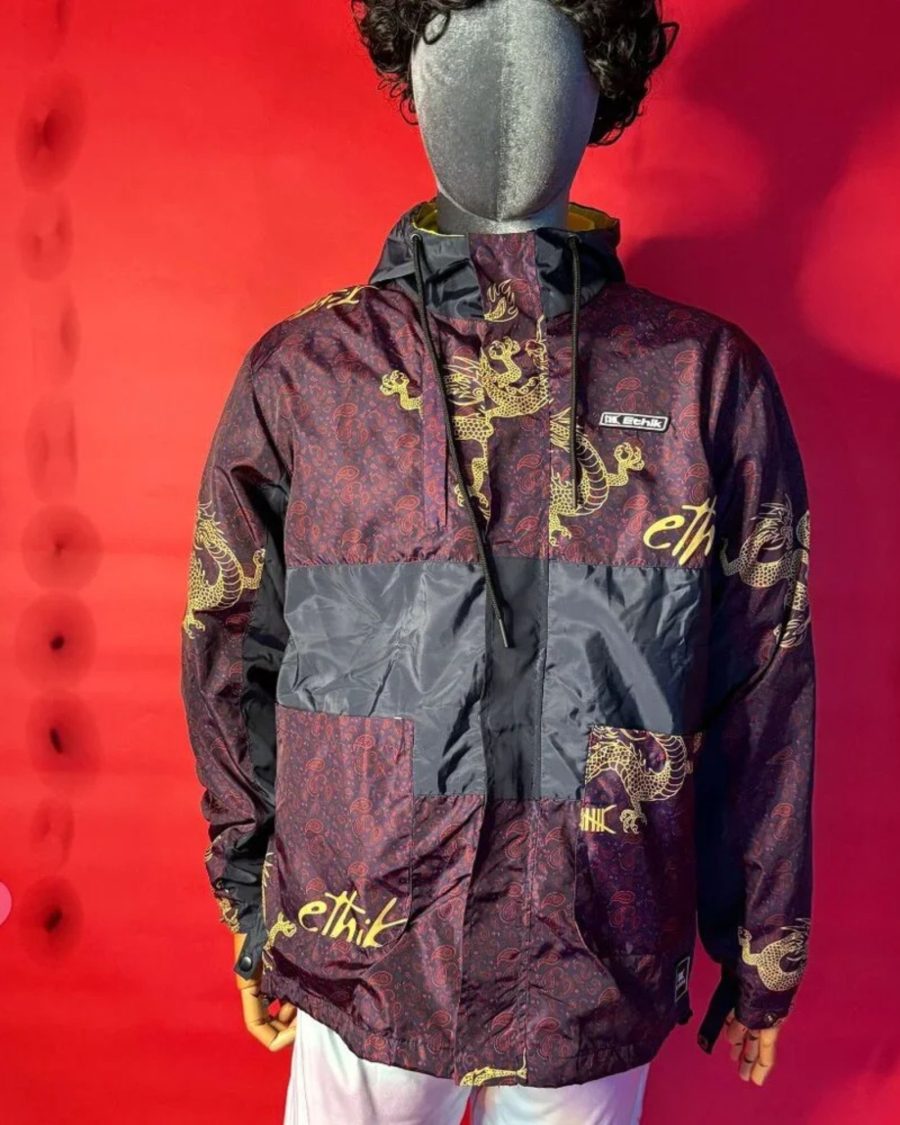 Sparkpick features spark and rebel ethik street style windbreake in sustainable fashion