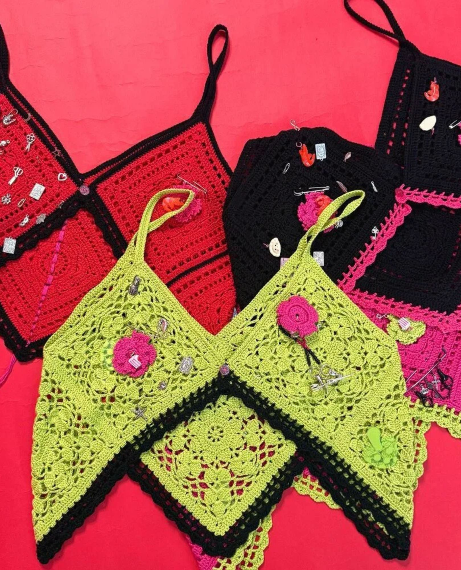 Sparkpick features spark and rebel on poshmark crochet vest  in sustainable fashion