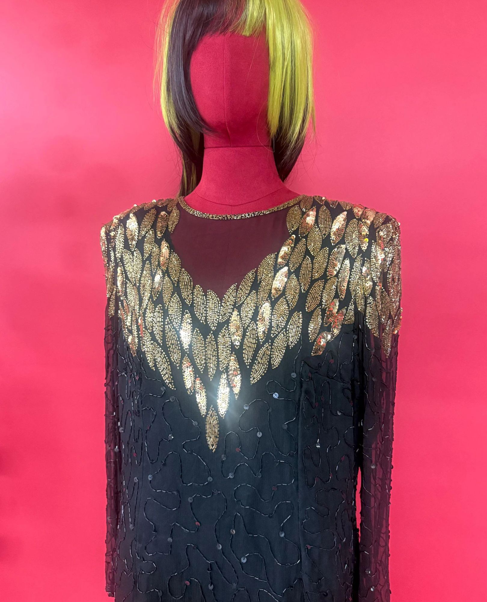 Sparkpick features sparkandrebel sequin evening gown in sustainable fashion