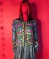Sparkpick features sparkandrebel silk sequin blazer in sustainable fashion
