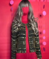 Sparkpick features sparkandrebel vintage sequin jacket in sustainable fashion