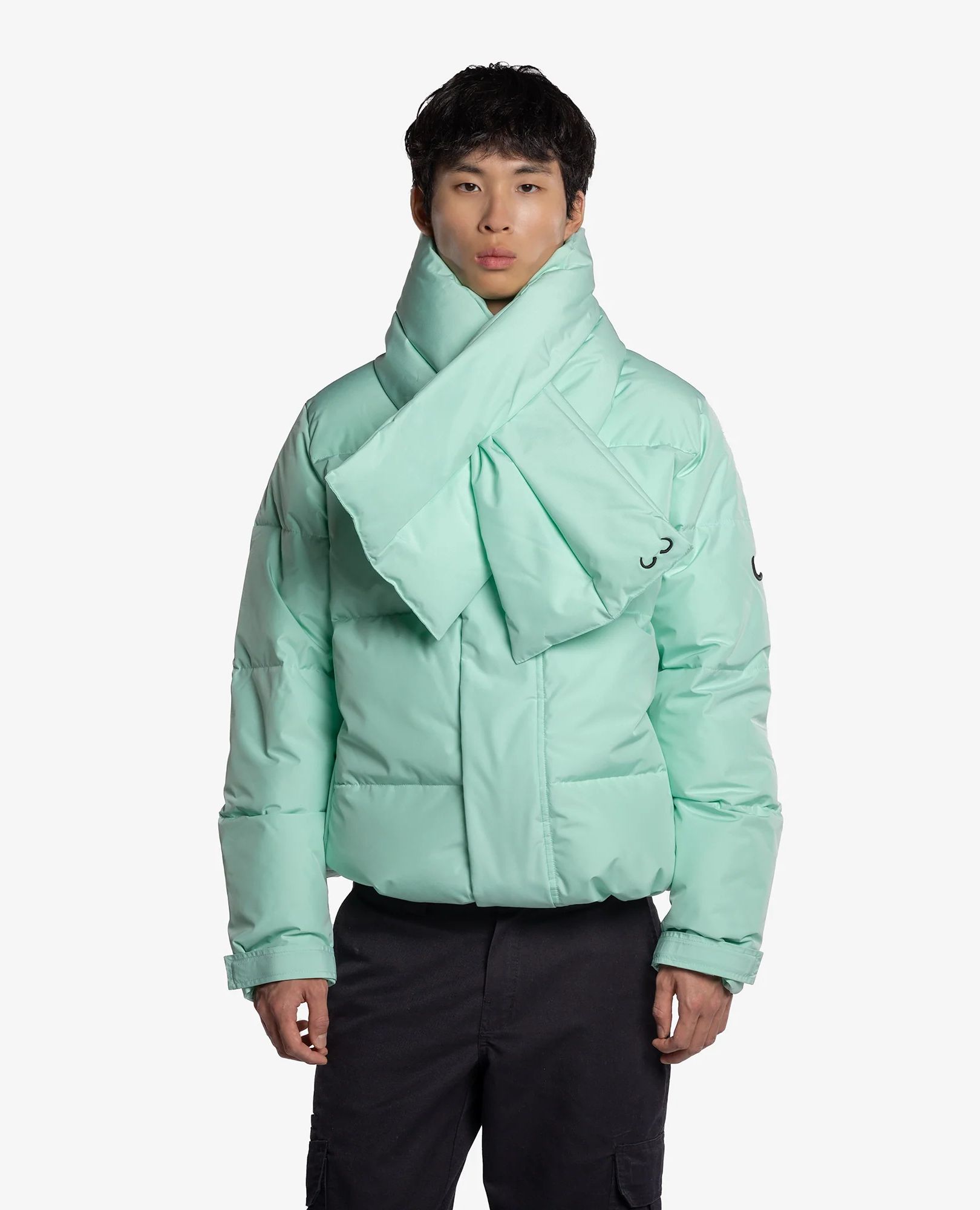 Sparkpick features wuxly movement eko puffer in sustainable fashion