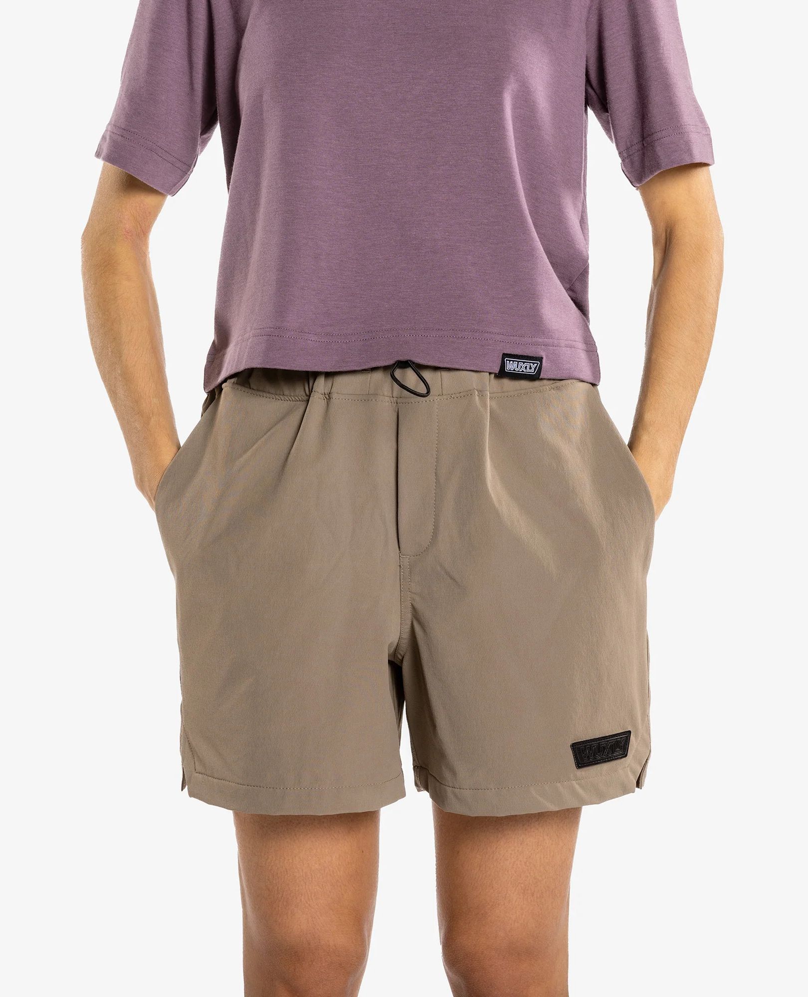 Sparkpick features wuxly movement wildflower shorts in sustainable fashion
