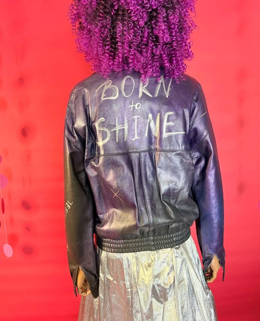 Upcycled bomber jacket