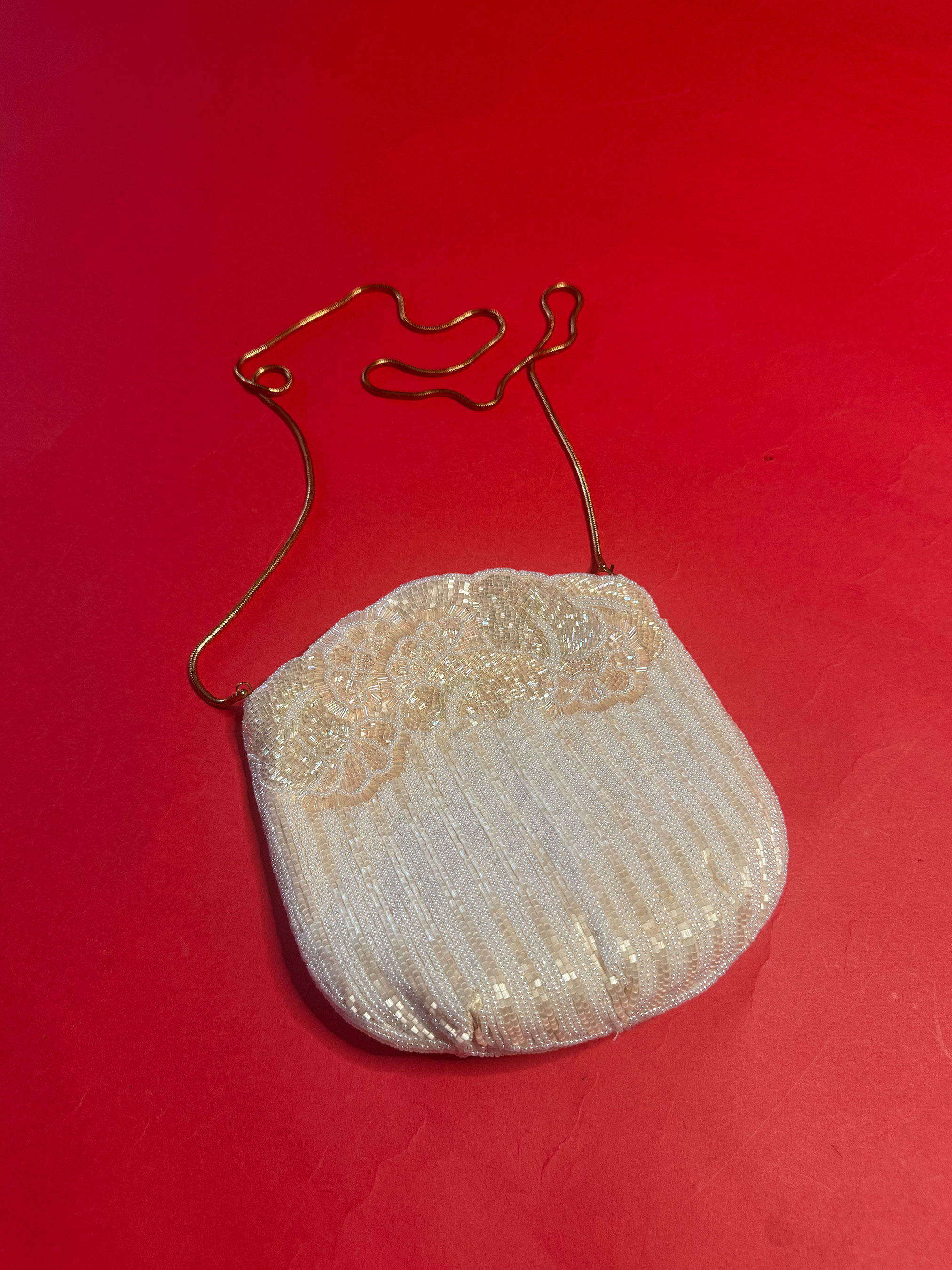 spark and rebel features vintage beaded 1950s clutch bag in eco fashion