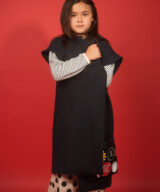 spark and rebel features childrens vest in sustainable fashion upcycled wool