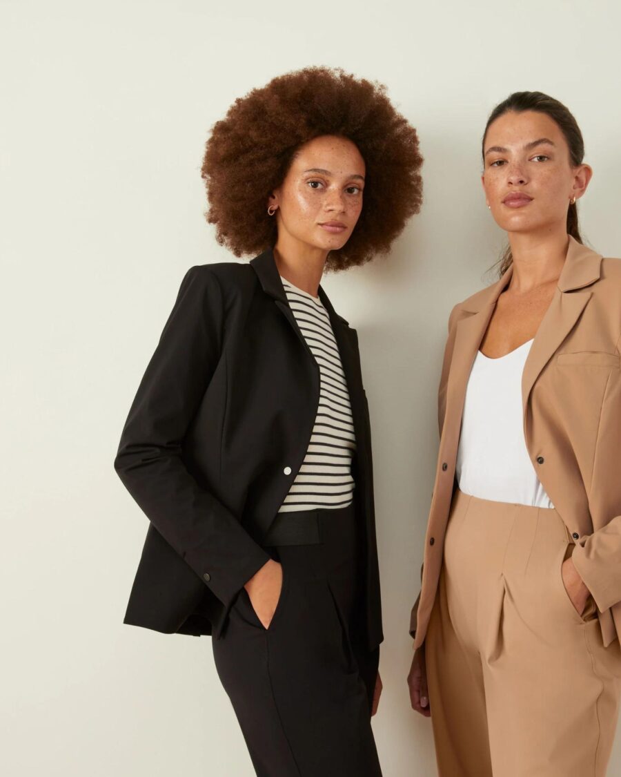 sparkpick features aday recycled blazer in sustainable fashion