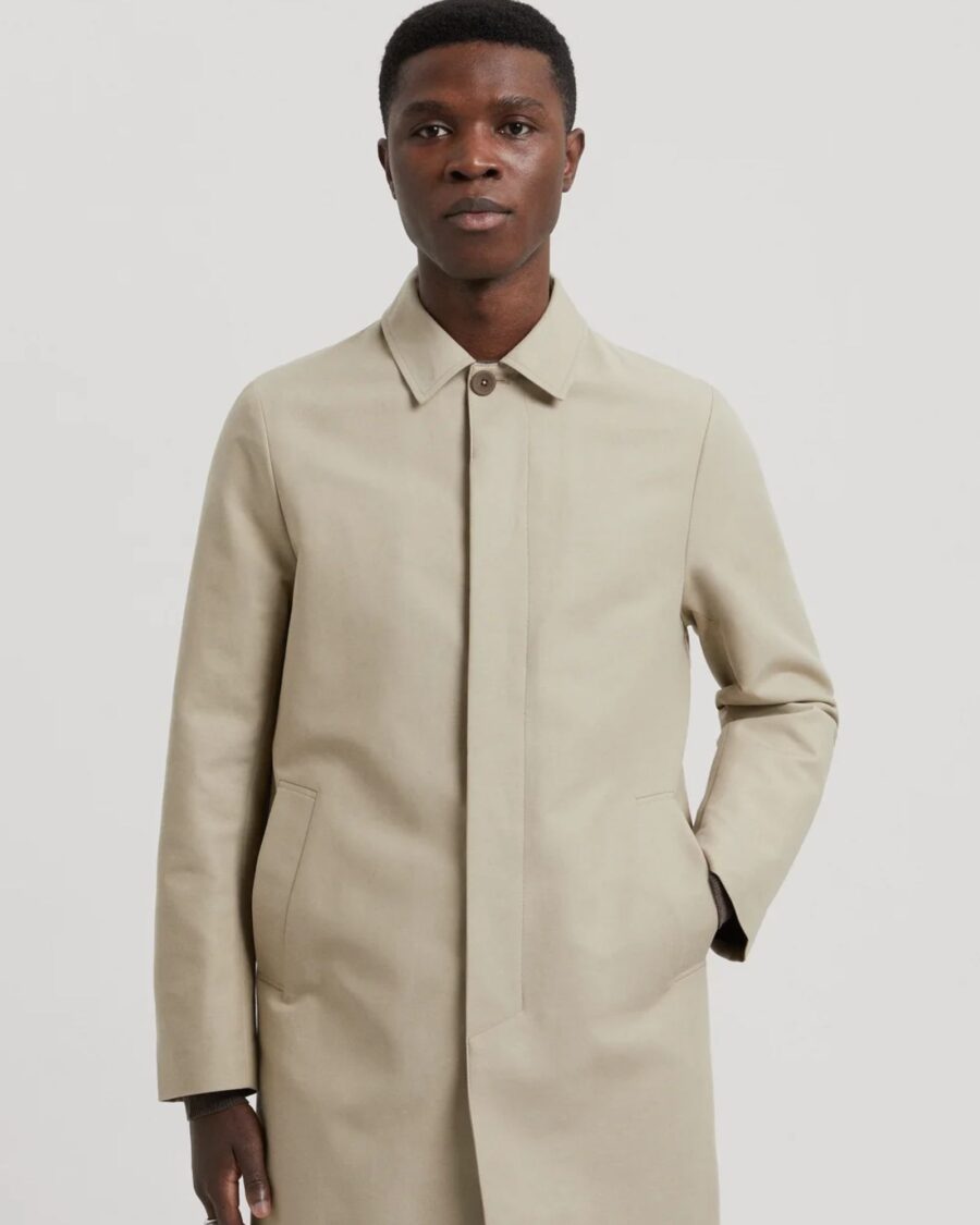 sparkpick features asket cotton coat in sustainable fashion