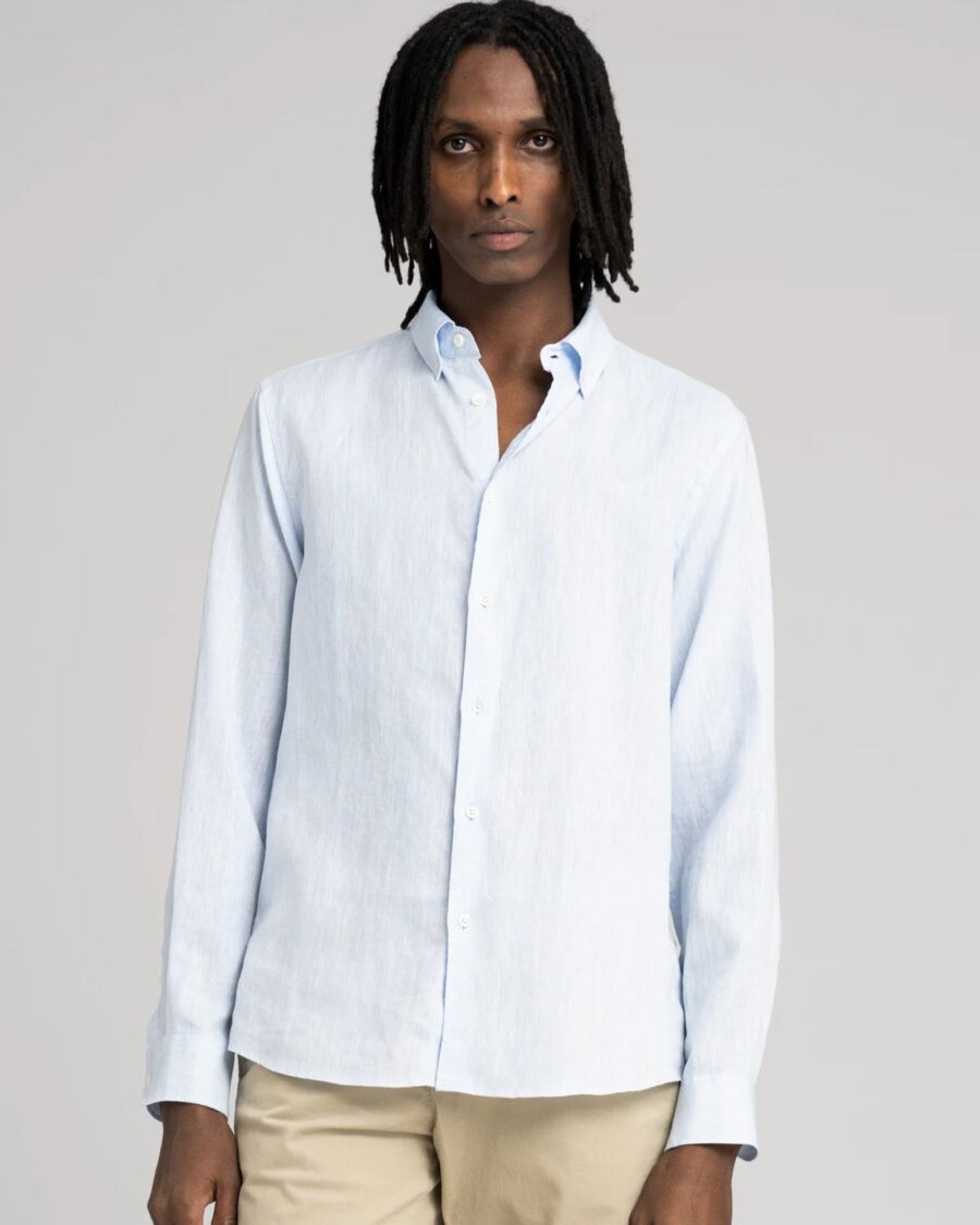 sparkpick features asket linen shirt in sustainable fashion