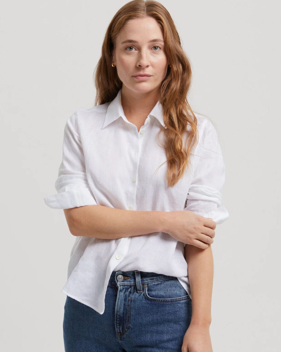 sparkpick features asket the linen shirt   in sustainable fashion