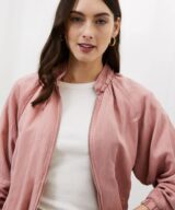 sparkpick features baukjen bomber jacket in sustainable fashion