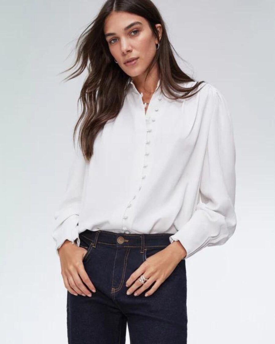 sparkpick features baukjen tencel shirt in sustainable fashion