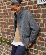 sparkpick features baukjen wool short coat in sustainable fashion