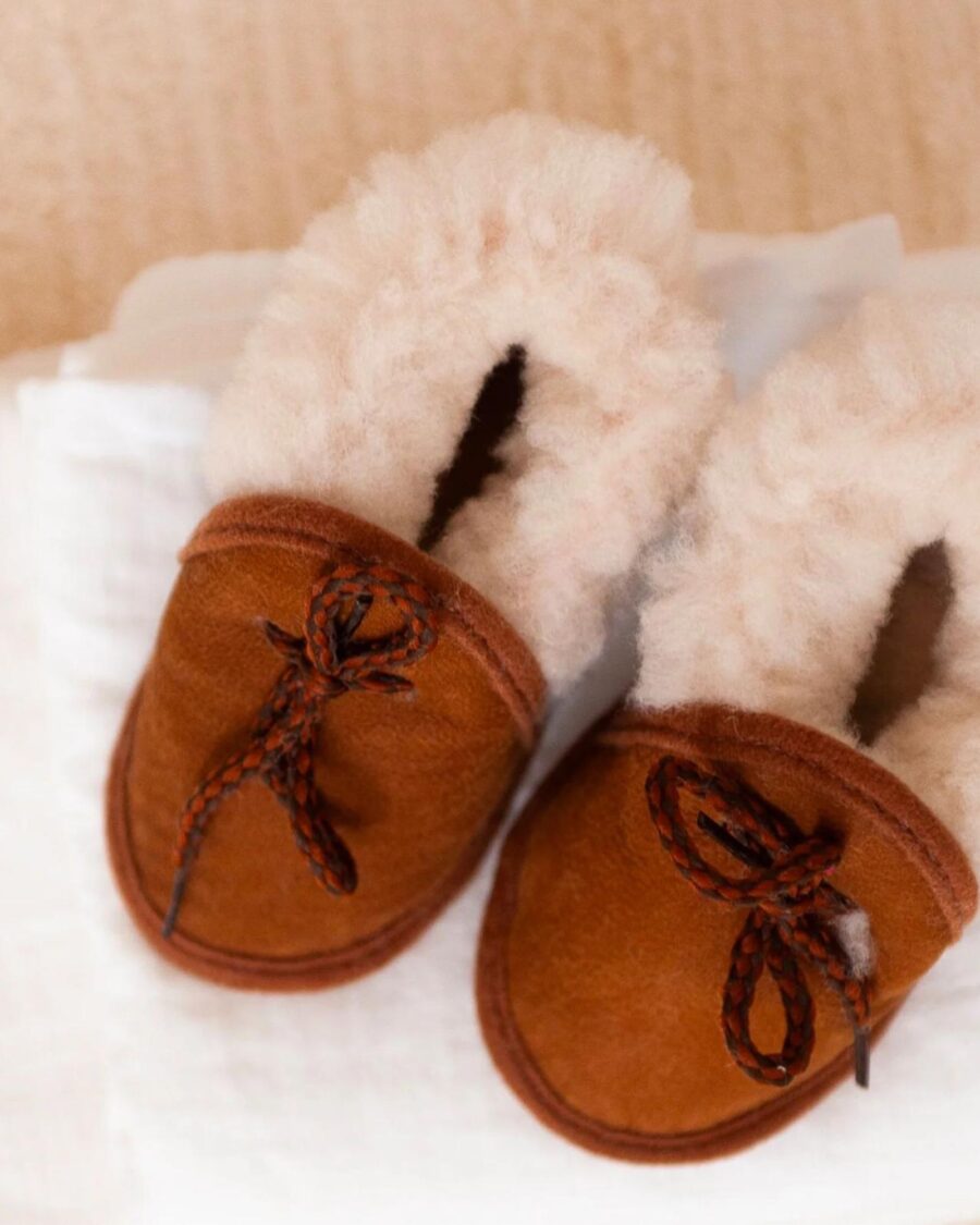 sparkpick features beaumont organic newborn moccasins in sustainable fashion