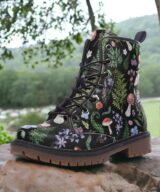 sparkpick features blackcherrykiss on etsy vegan print boots in sustainable fashion