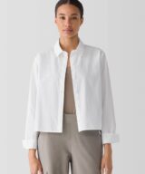 sparkpick features eileen fisher classic collar shirt in sustainable fashion