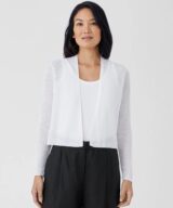 sparkpick features eileen fisher cotton cropped cardigan  in sustainable fashion